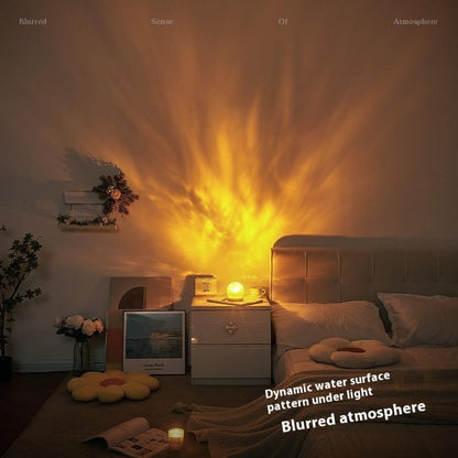 Corrugated Bedside Small Night Lamp Bedroom Decoration Ambience Light