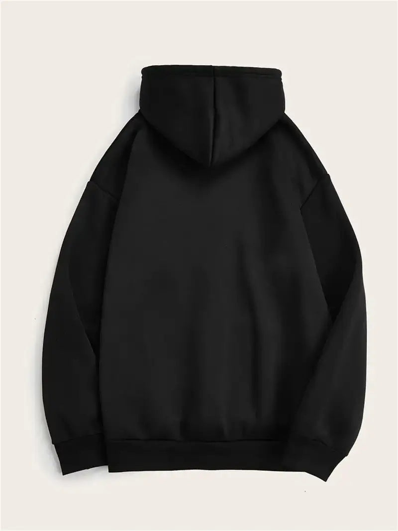 Plus Size Women Women's Casual Sports Hooded Sweatshirt, Comfortable And Fashionable, Suitable For Sports And Daily Life, Heart & Bear Print
